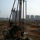 중국 진흙 펌프를 가진 2개의 바퀴 트레일러 지반 공학 휴대용 물 드릴링 리그 회사